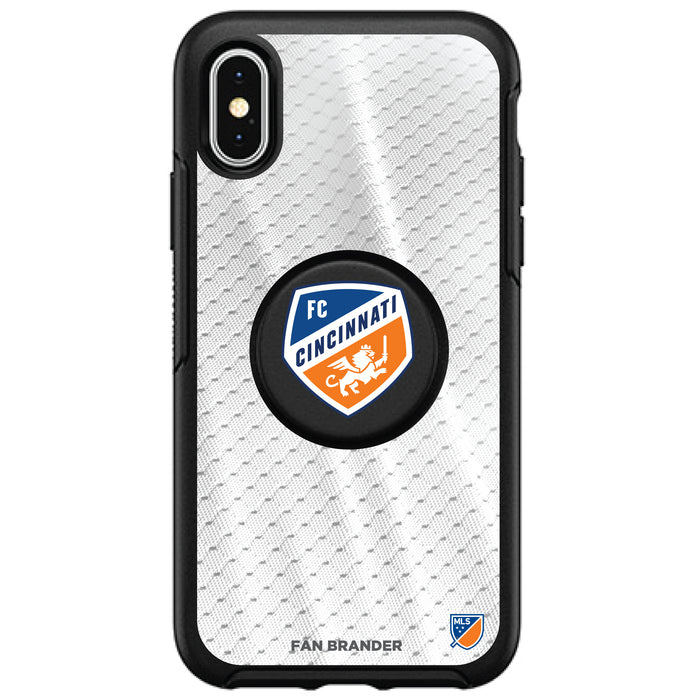 OtterBox Otter + Pop symmetry Phone case with FC Cincinnati Primary Logo with Jersey design