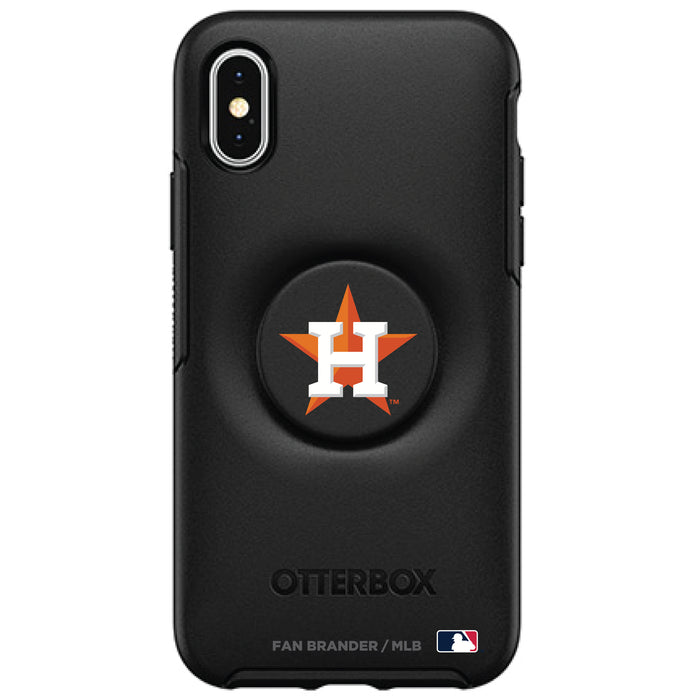 OtterBox Otter + Pop symmetry Phone case with Houston Astros Primary Logo