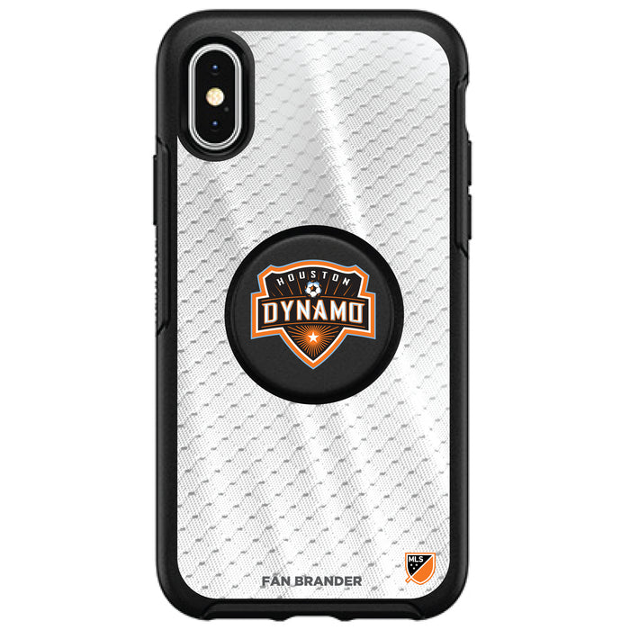 OtterBox Otter + Pop symmetry Phone case with Houston Dynamo Primary Logo with Jersey design
