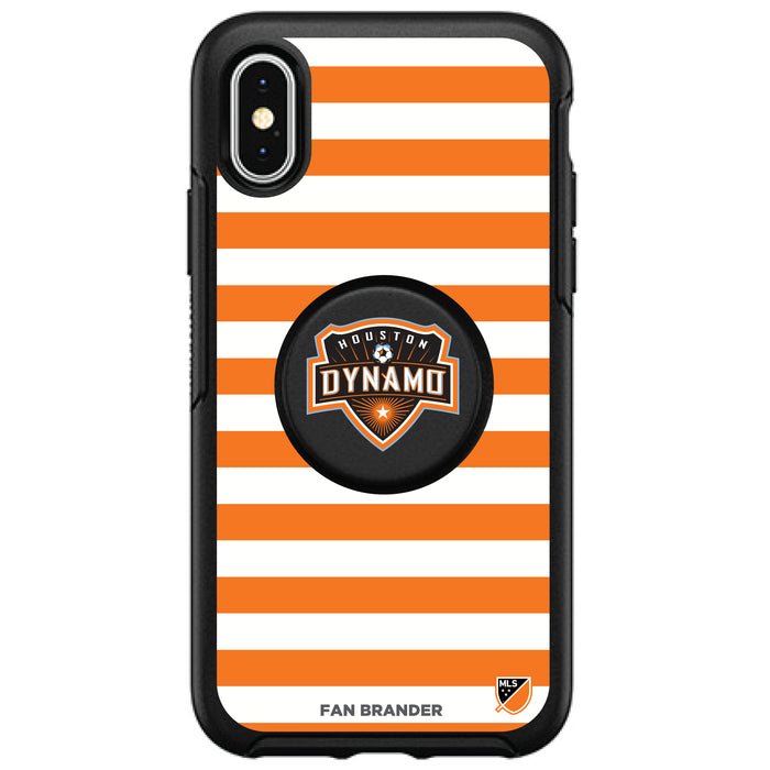 OtterBox Otter + Pop symmetry Phone case with Houston Dynamo Primary Logo with Stripes