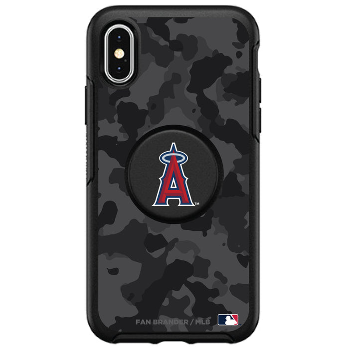 OtterBox Otter + Pop symmetry Phone case with Los Angeles Angels Urban Camo background