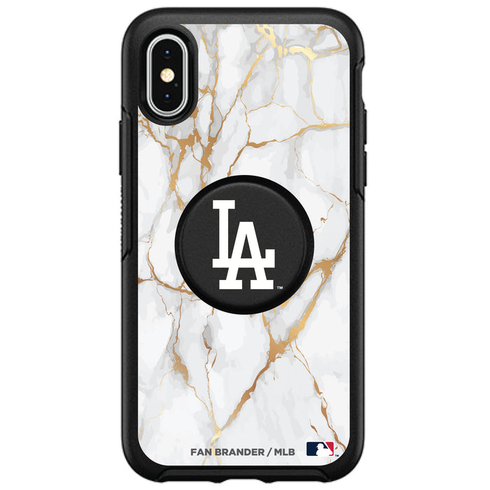 OtterBox Otter + Pop symmetry Phone case with Los Angeles Dodgers White Marble design