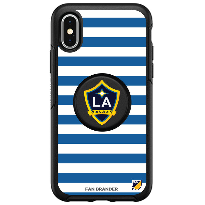 OtterBox Otter + Pop symmetry Phone case with LA Galaxy Primary Logo with Stripes