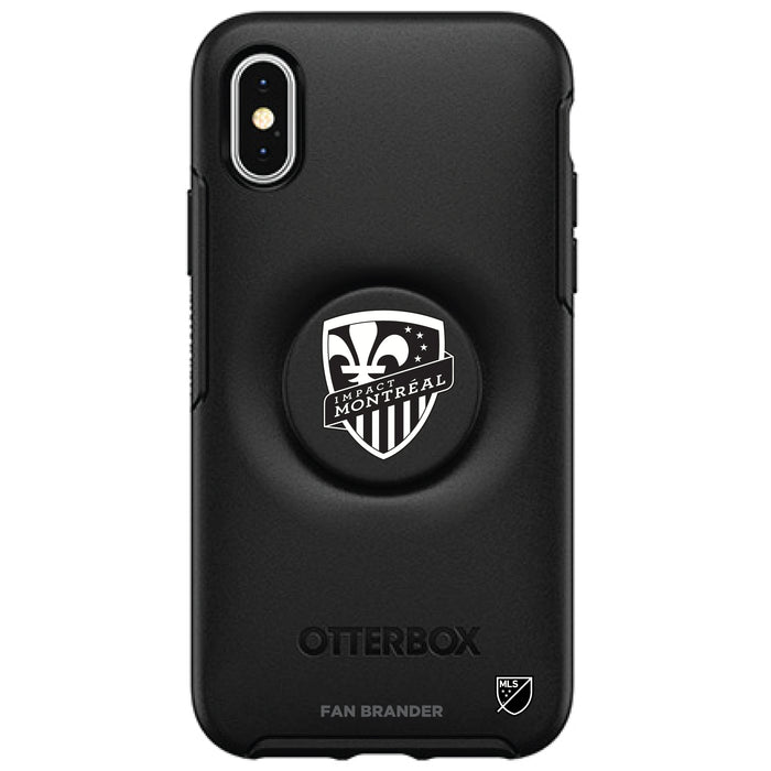 OtterBox Otter + Pop symmetry Phone case with Montreal Impact Urban Primary Logo in Black and White