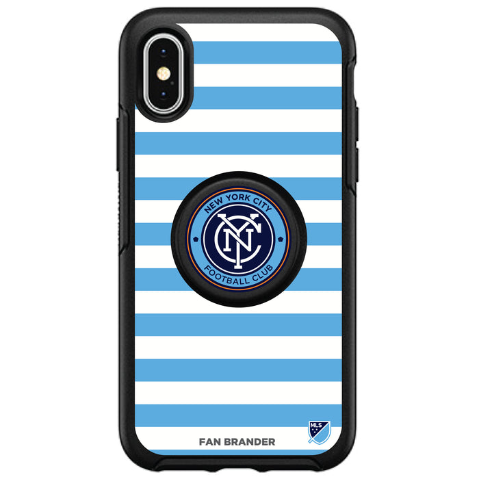 OtterBox Otter + Pop symmetry Phone case with New York City FC Primary Logo with Stripes