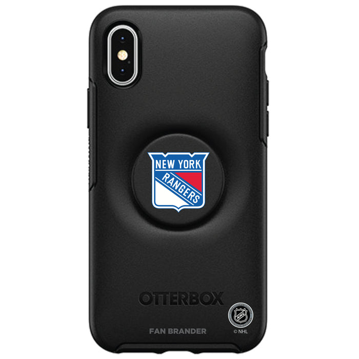 OtterBox Otter + Pop symmetry Phone case with New York Rangers Primary Logo