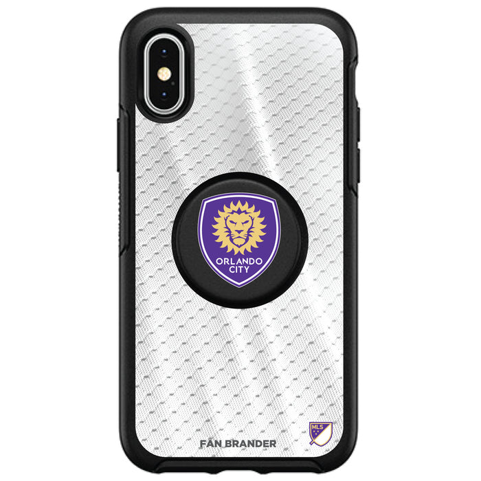 OtterBox Otter + Pop symmetry Phone case with Orlando City SC Primary Logo with Jersey design