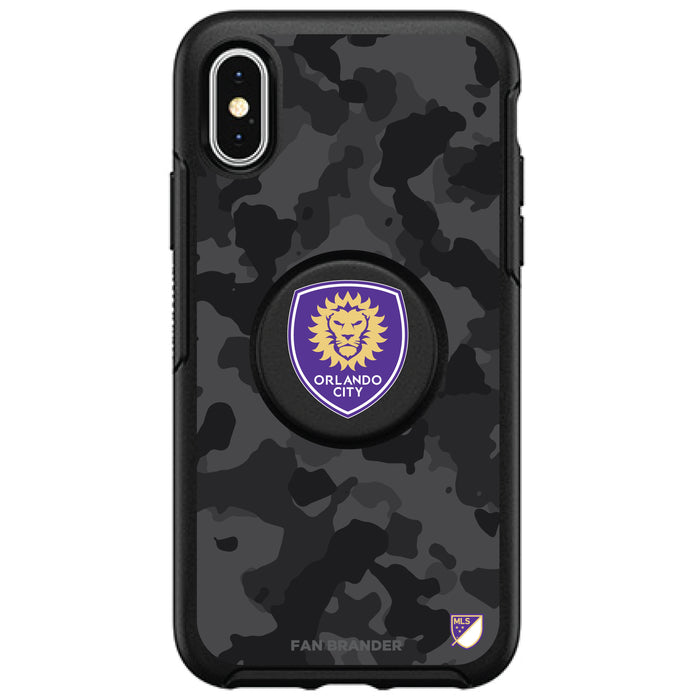 OtterBox Otter + Pop symmetry Phone case with Orlando City SC Urban Camo design