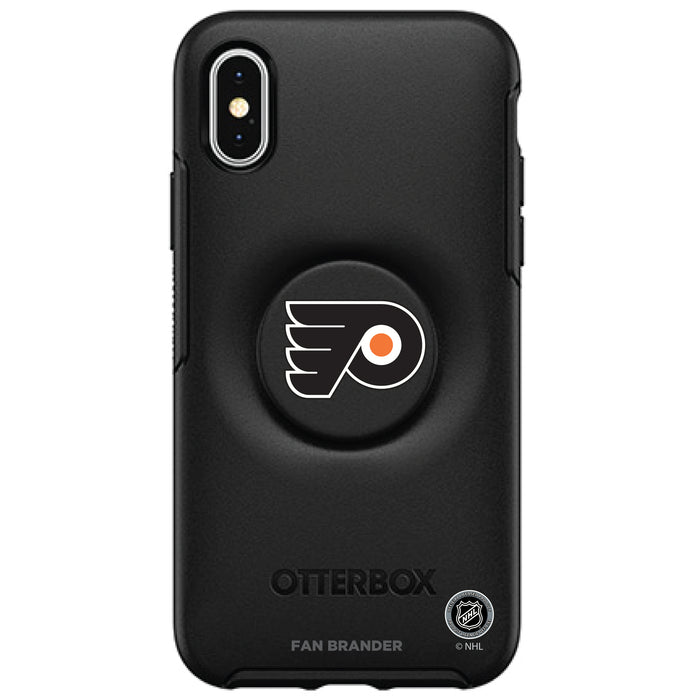 OtterBox Otter + Pop symmetry Phone case with Philadelphia Flyers Primary Logo