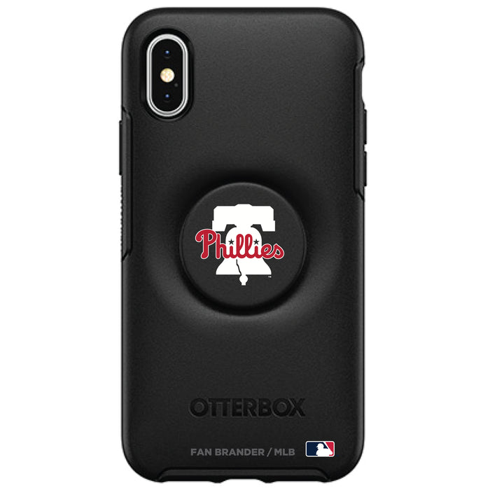 OtterBox Otter + Pop symmetry Phone case with Philadelphia Phillies Primary Logo