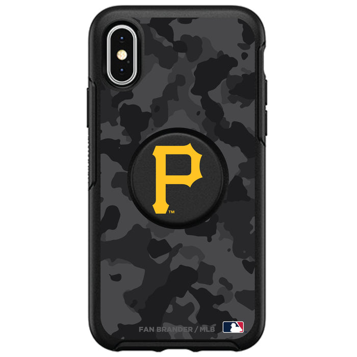 OtterBox Otter + Pop symmetry Phone case with Pittsburgh Pirates Urban Camo background