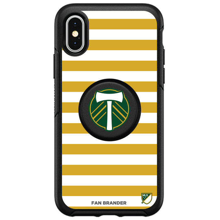 OtterBox Otter + Pop symmetry Phone case with Portland Timbers Primary Logo with Stripes