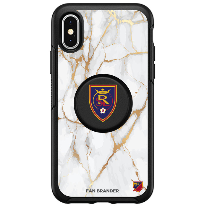 OtterBox Otter + Pop symmetry Phone case with Real Salt Lake White Marble design