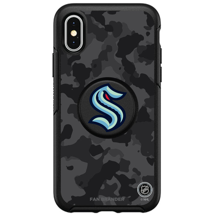 OtterBox Otter + Pop symmetry Phone case with Seattle Kraken Urban Camo design