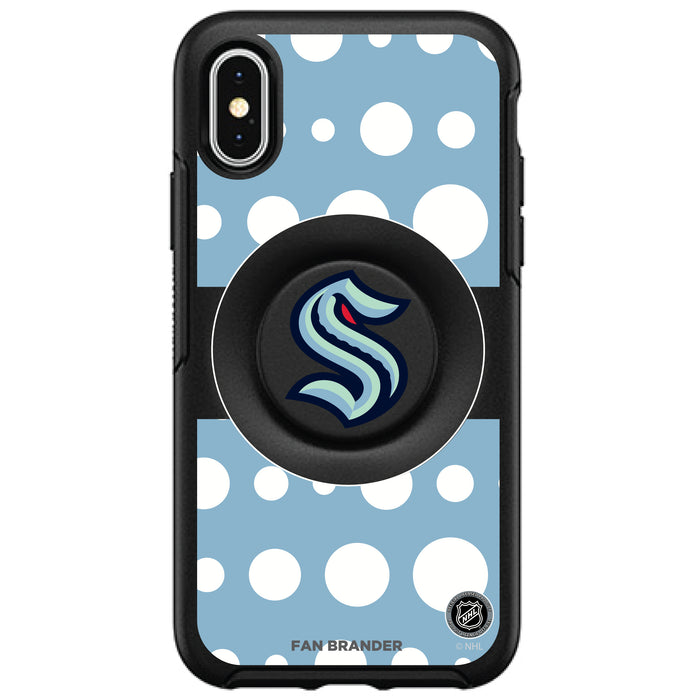 OtterBox Otter + Pop symmetry Phone case with Seattle Kraken Polka Dots design