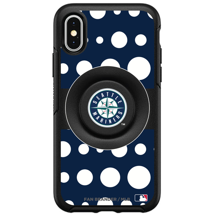 OtterBox Otter + Pop symmetry Phone case with Seattle Mariners Polka Dots design