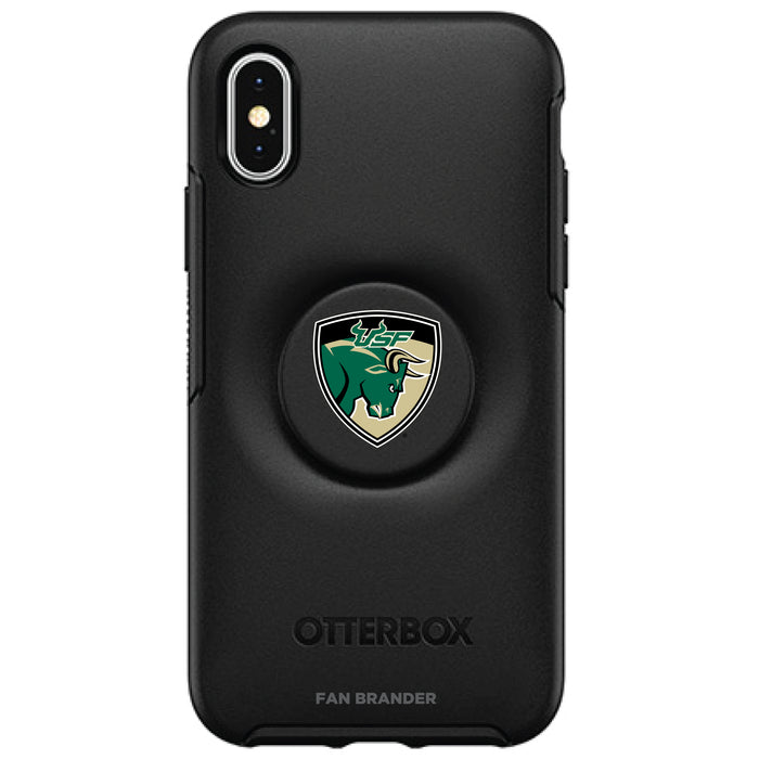 OtterBox Otter + Pop symmetry Phone case with South Florida Bulls Primary Logo
