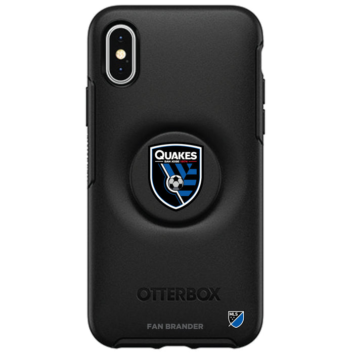 OtterBox Otter + Pop symmetry Phone case with San Jose Earthquakes Primary Logo