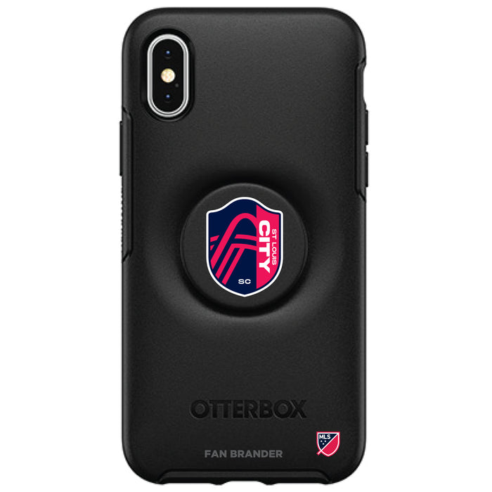 OtterBox Otter + Pop symmetry Phone case with St. Louis City SC Primary Logo