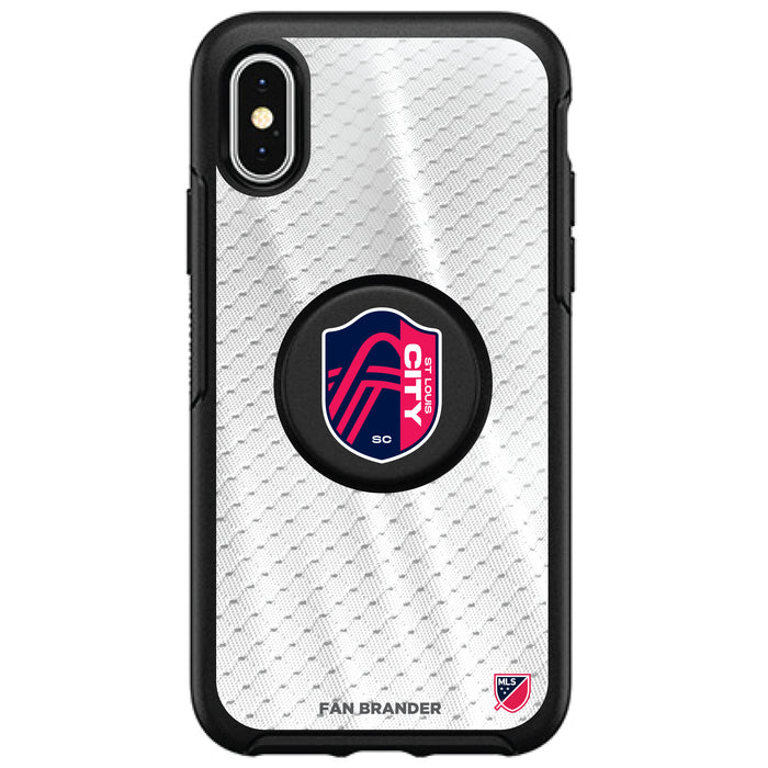 OtterBox Otter + Pop symmetry Phone case with St. Louis City SC Primary Logo with Jersey design