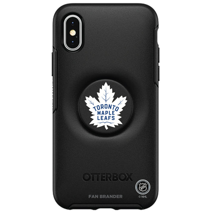 OtterBox Otter + Pop symmetry Phone case with Toronto Maple Leafs Primary Logo
