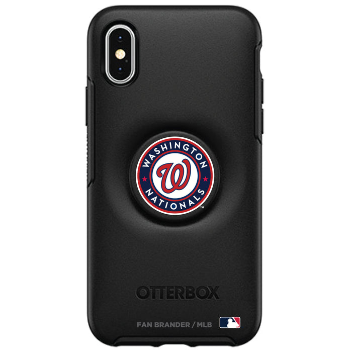 OtterBox Otter + Pop symmetry Phone case with Washington Nationals Primary Logo