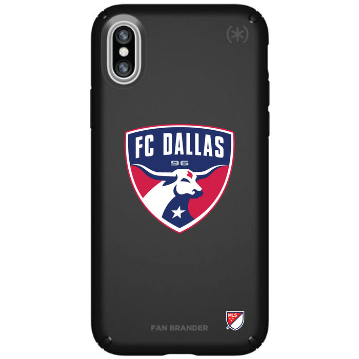 Speck Black Presidio Series Phone case with FC Dallas Primary Logo