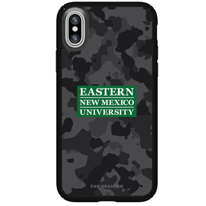 Speck Black Presidio Series Phone case with Eastern New Mexico Greyhounds Urban Camo design