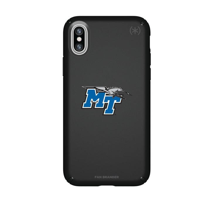 Speck Black Presidio Series Phone case with Middle Tennessee State Blue Raiders Primary Logo