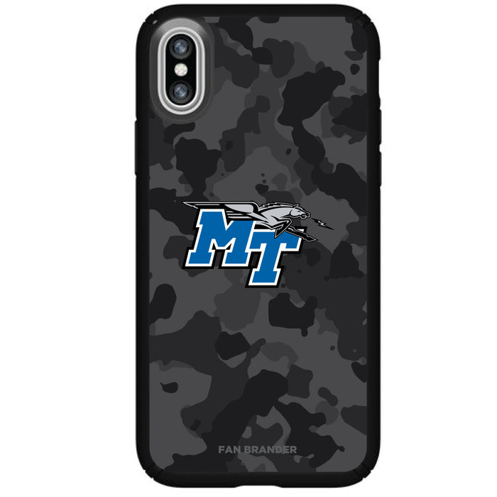 Speck Black Presidio Series Phone case with Middle Tennessee State Blue Raiders Urban Camo design