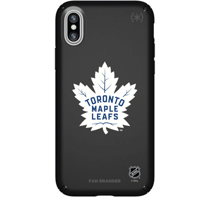 Speck Black Presidio Series Phone case with Toronto Maple Leafs Primary Logo