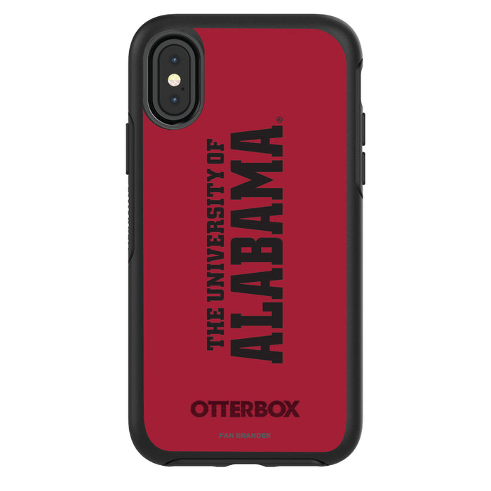 OtterBox Black Phone case with Alabama Crimson Tide Wordmark Design
