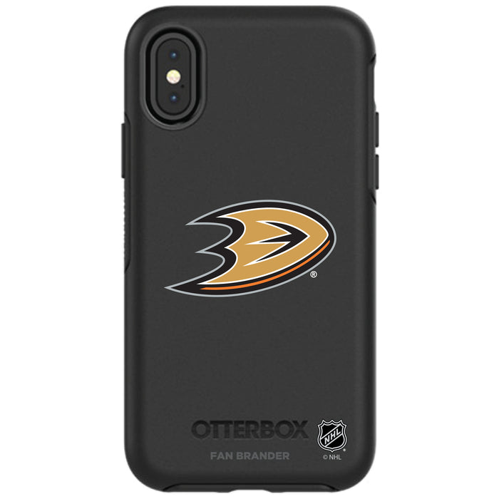 OtterBox Black Phone case with Anaheim Ducks Primary Logo
