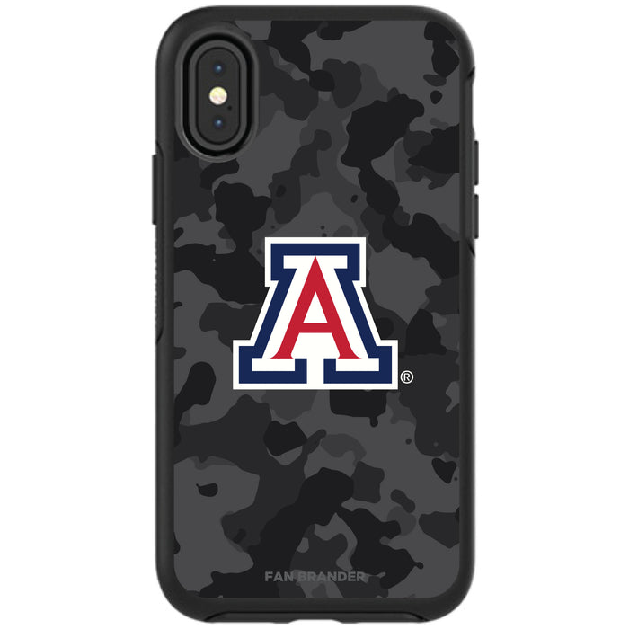 OtterBox Black Phone case with Arizona Wildcats Urban Camo Background