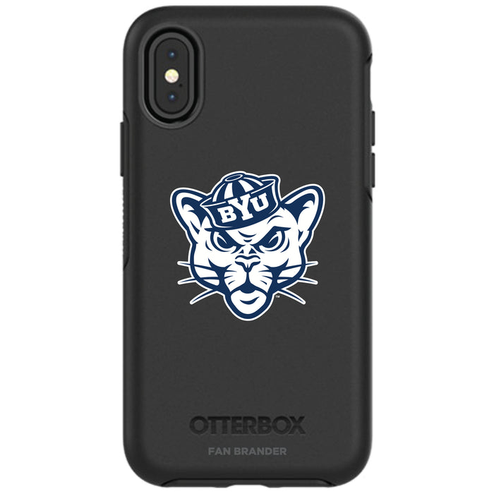 OtterBox Black Phone case with Brigham Young Cougars Secondary Logo