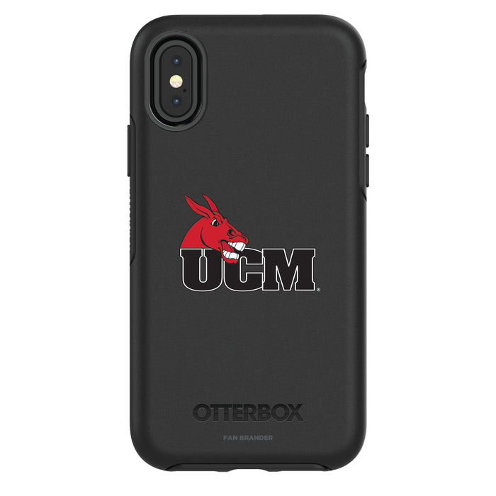 OtterBox Black Phone case with Central Missouri Mules Primary Logo