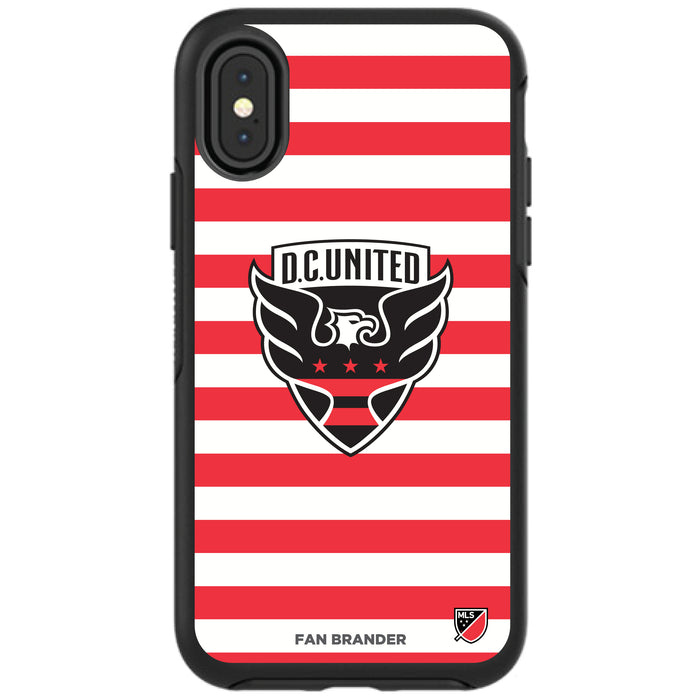 OtterBox Black Phone case with D.C. United Stripes