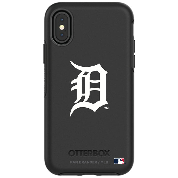 OtterBox Black Phone case with Detroit Tigers Primary Logo