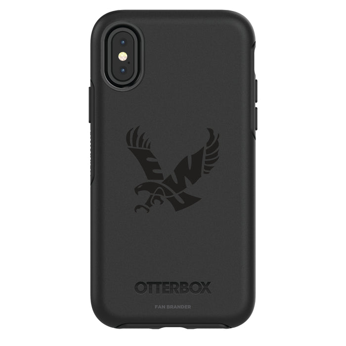 OtterBox Black Phone case with Eastern Washington Eagles Primary Logo in Black