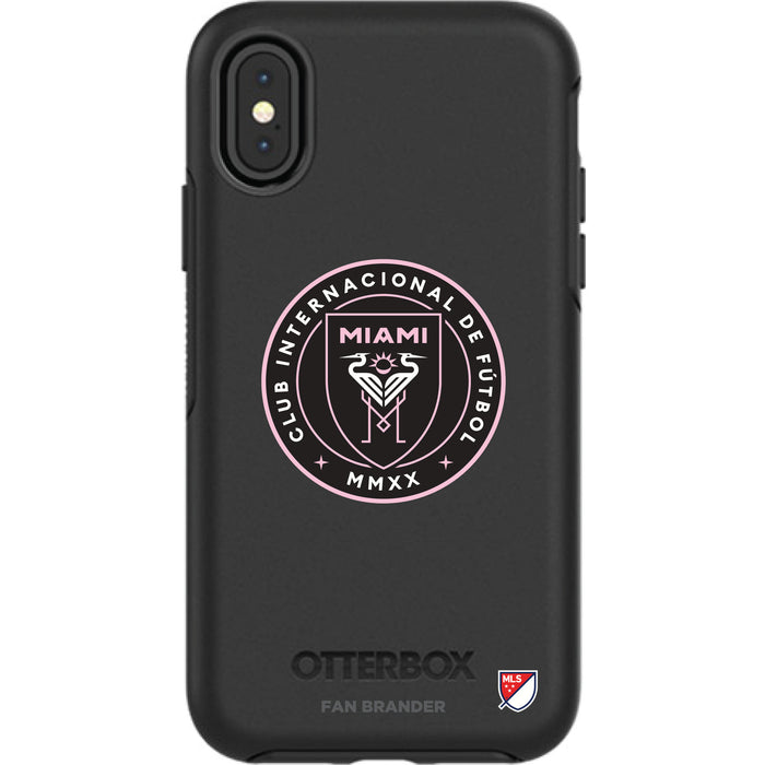 OtterBox Black Phone case with Inter Miami CF Primary Logo