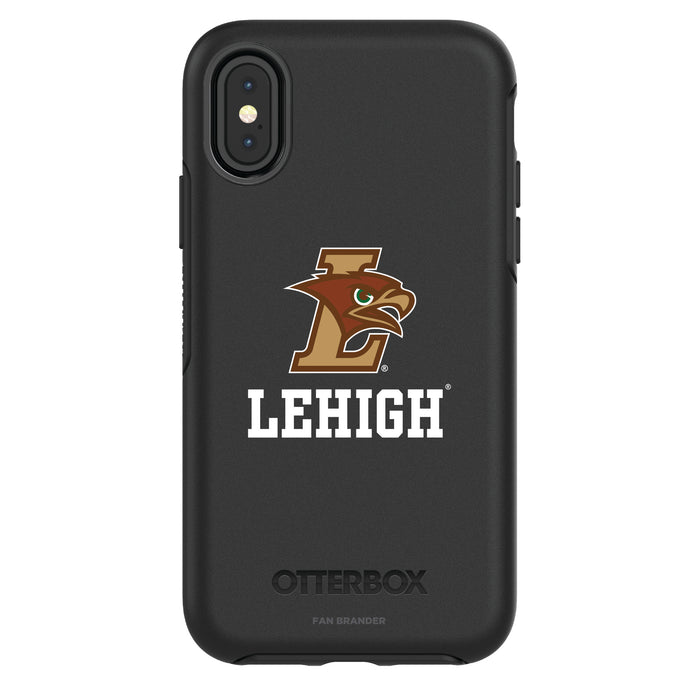 OtterBox Black Phone case with Lehigh Mountain Hawks Primary Logo