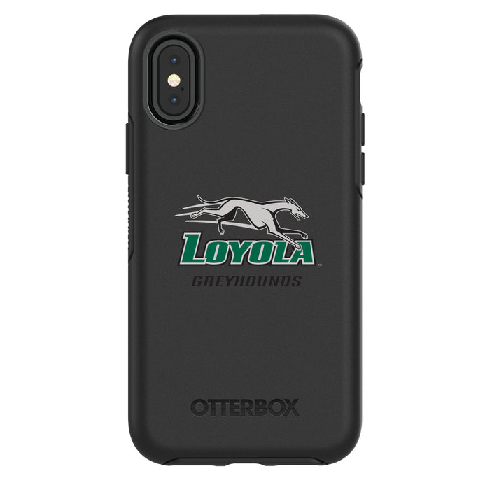 OtterBox Black Phone case with Loyola Univ Of Maryland Hounds Primary Logo