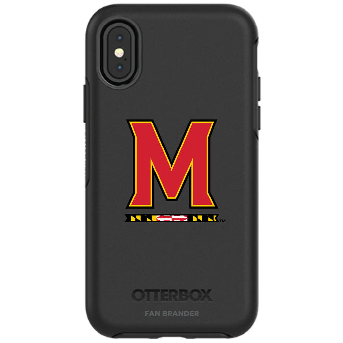 OtterBox Black Phone case with Maryland Terrapins Primary Logo