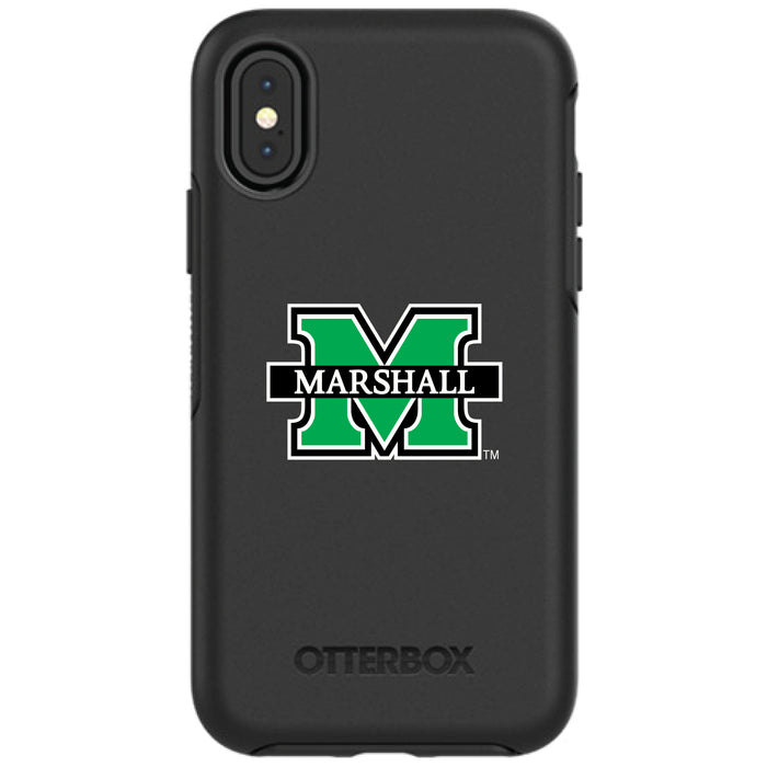 OtterBox Black Phone case with Marshall Thundering Herd Primary Logo