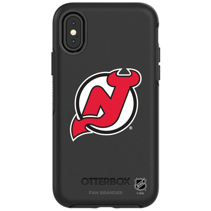 OtterBox Black Phone case with New Jersey Devils Primary Logo