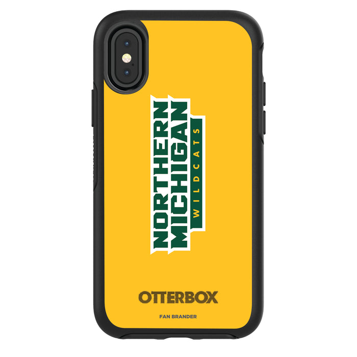 OtterBox Black Phone case with Northern Michigan University Wildcats Wordmark Design