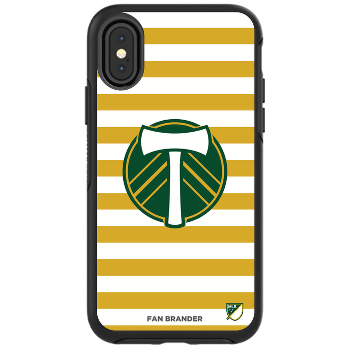 OtterBox Black Phone case with Portland Timbers Stripes