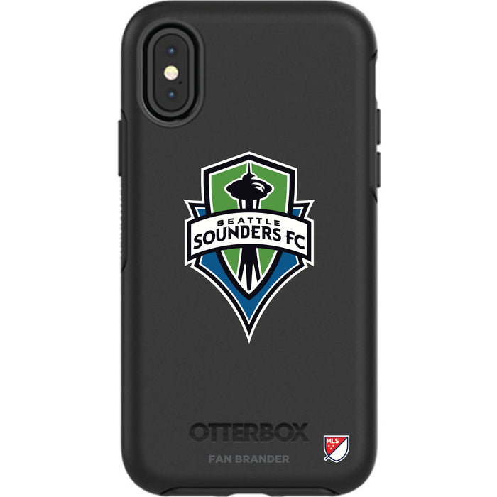 OtterBox Black Phone case with Seatle Sounders Primary Logo