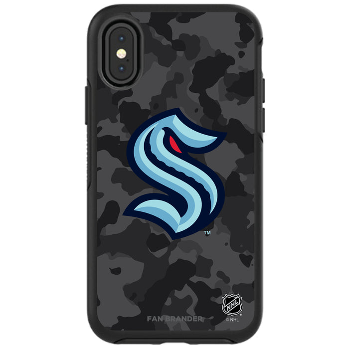 OtterBox Black Phone case with Seattle Kraken Urban Camo design