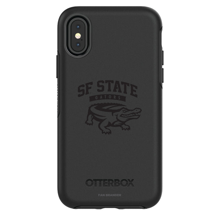 OtterBox Black Phone case with San Francisco State U Gators Primary Logo in Black